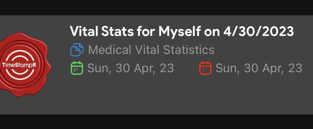 Medical Vital Statistics